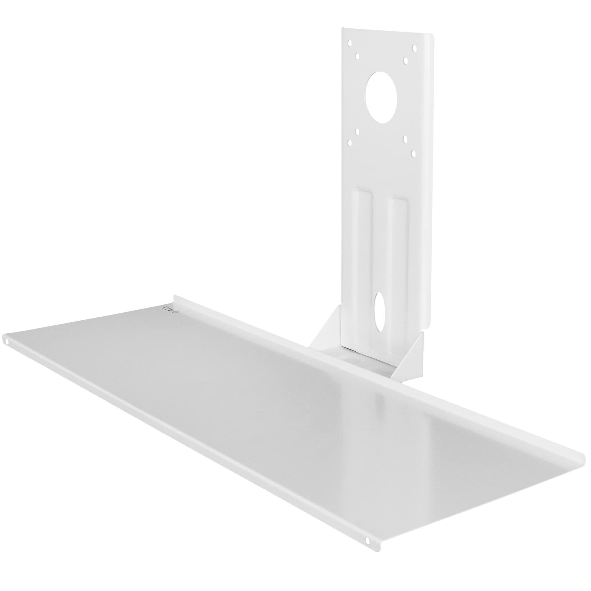 VIVO Computer Keyboard and Mouse Platform Tray VESA Mount Attachment 25.5 x 8 inch Surface, White, MOUNT-KB03-W
