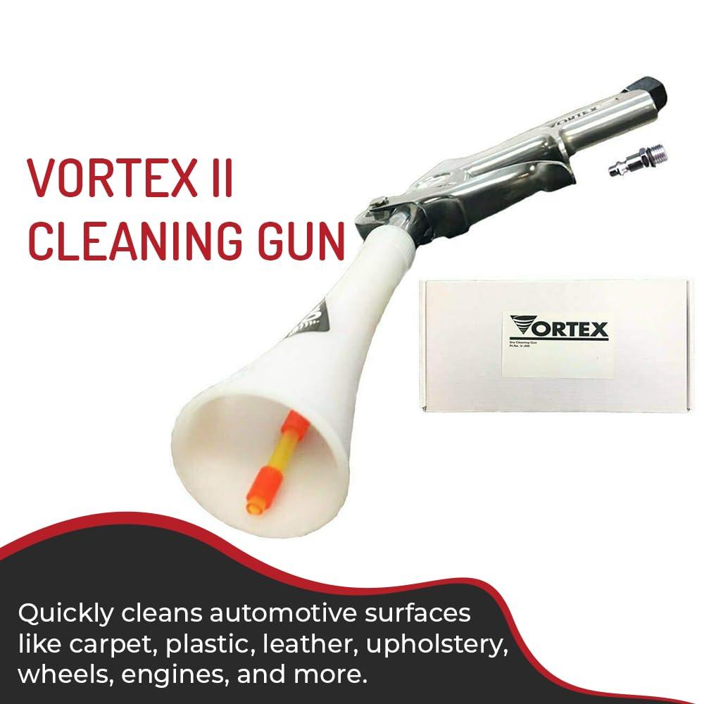 HI-TECH Vortex II Air Cleaning Gun – Pro Auto Detailing Tool for Deep Cleaning Interiors & Exteriors – Uses Air Compressor – Blasts Dust, Dirt & Grime Fast - Image 2