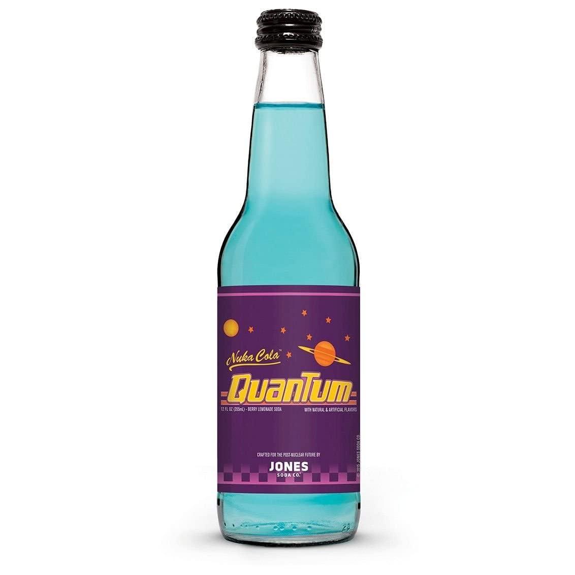 Fallout Nuka-Cola Quantum Soda by Jones Soda 12oz Berry Flavored Drink