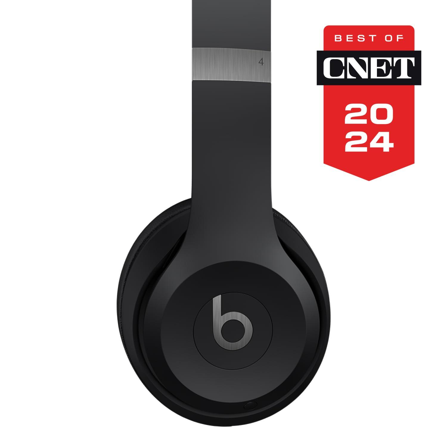 Beats Solo 4 - Wireless Bluetooth On-Ear Headphones, Apple & Android Compatible, Up to 50 Hours of Battery Life - Matte Black - Image 2