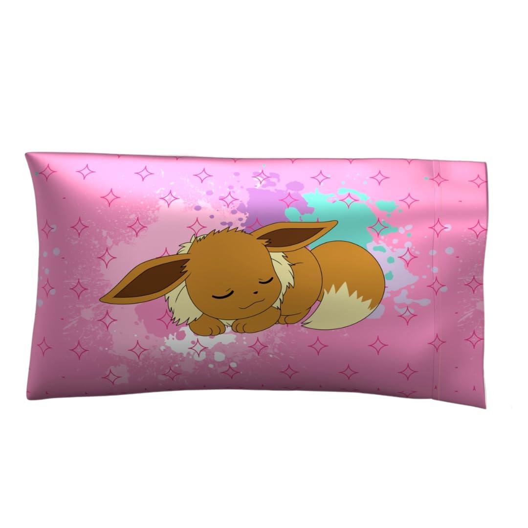 Franco Collectibles Pokemon Girl Anime Beauty Silky Satin Standard Reversible Pillowcase Cover 20x30 for Hair and Skin, (Official Licensed Product) - Image 3