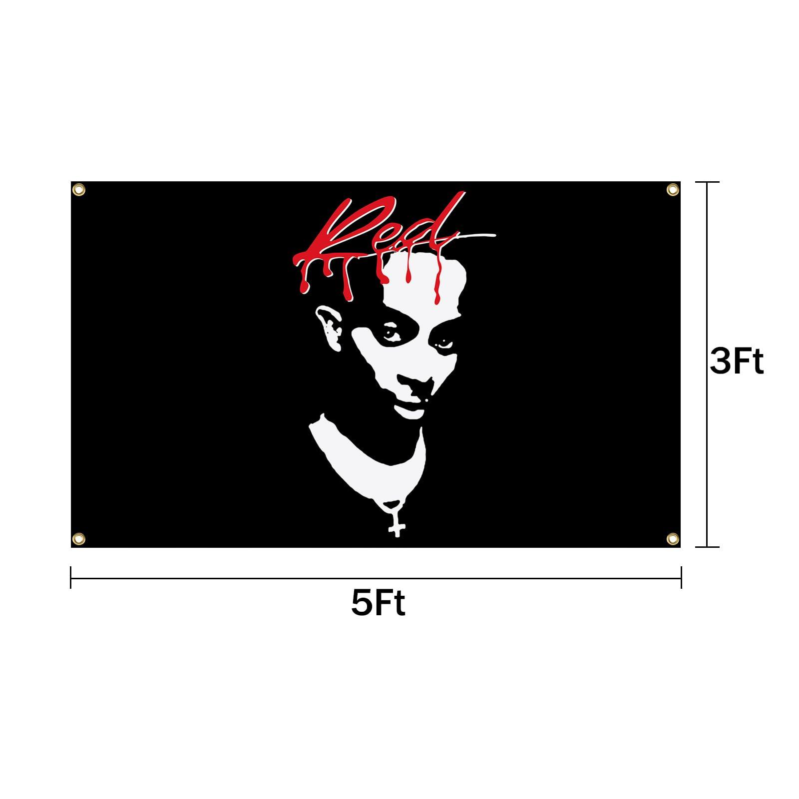 Playboi Carti Funny Flag Decorate for College Dorm Room,Parties, travel, filming, events, festivals Decor Wall tapestry with 4 Brass Grommets 3x5 Feet banner - Image 3
