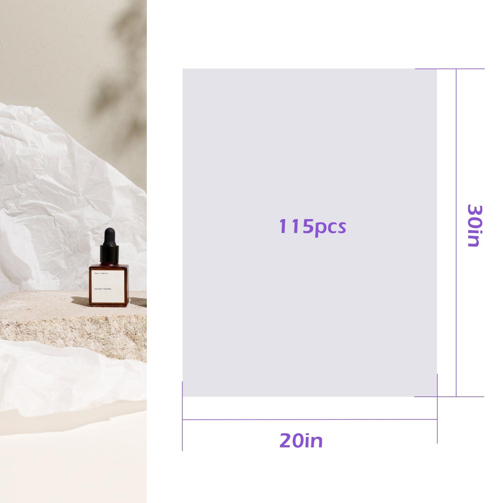 Simetufy 115 Sheets Large 20 x 30 Inch White Tissue Paper for Gift Bags, Archival Bulk for Textiles, Clothing Storage - Image 2