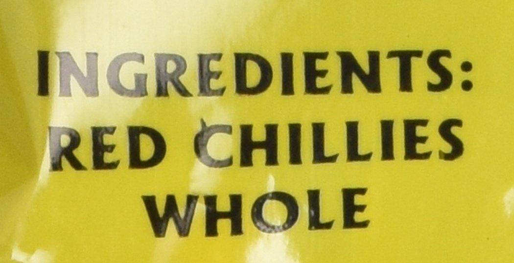 Swad Whole Red Dried Chillies 3.5oz., 100 Grams/ Indian Groceries - Image 3