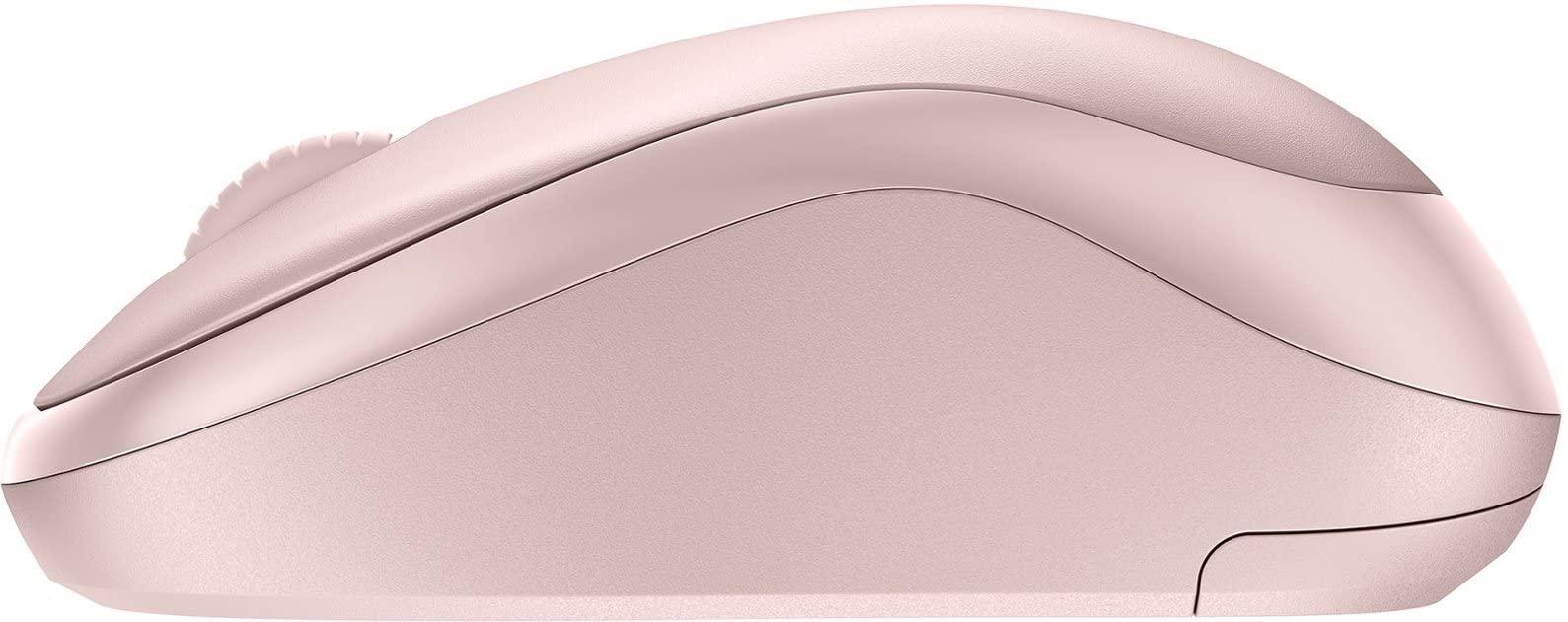 Logitech M220 Silent Wireless Mouse, 2.4 GHz with USB Receiver, 1000 DPI Optical Tracking, 18-Month Battery, Ambidextrous, Compatible with PC, Mac, Laptop - Rose (Renewed) - Image 2
