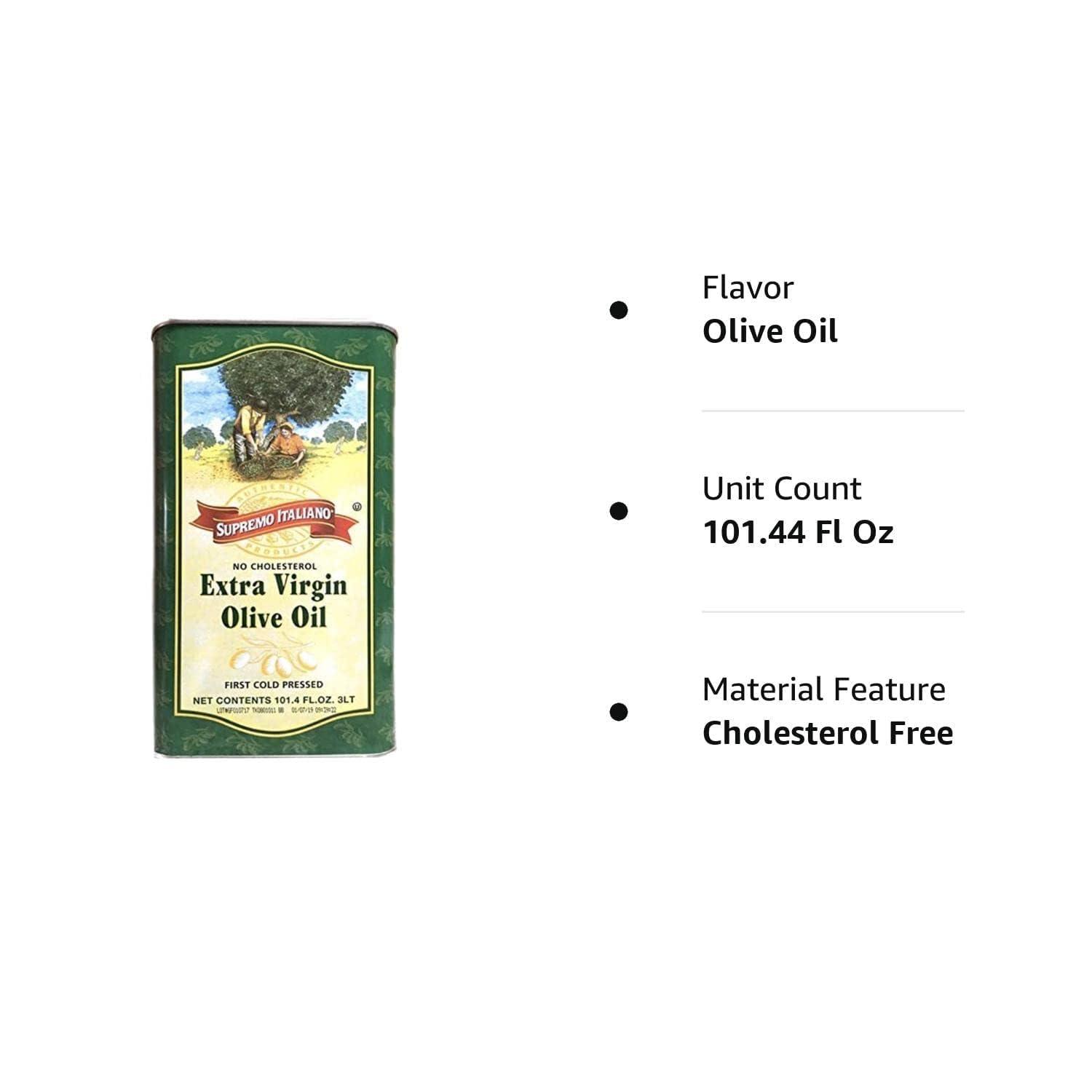Supremo Italiano Extra Virgin Olive Oil 3L Packed in Italy - Image 4