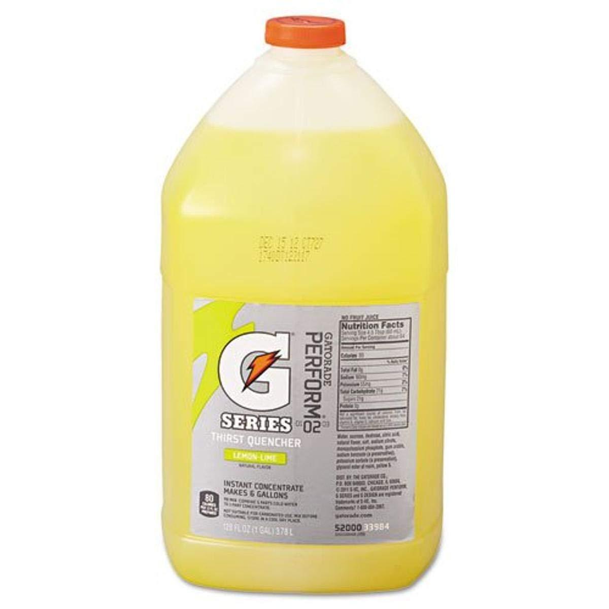 Gatorade Liquid Concentrate, Lemon Lime, 1 Gallon