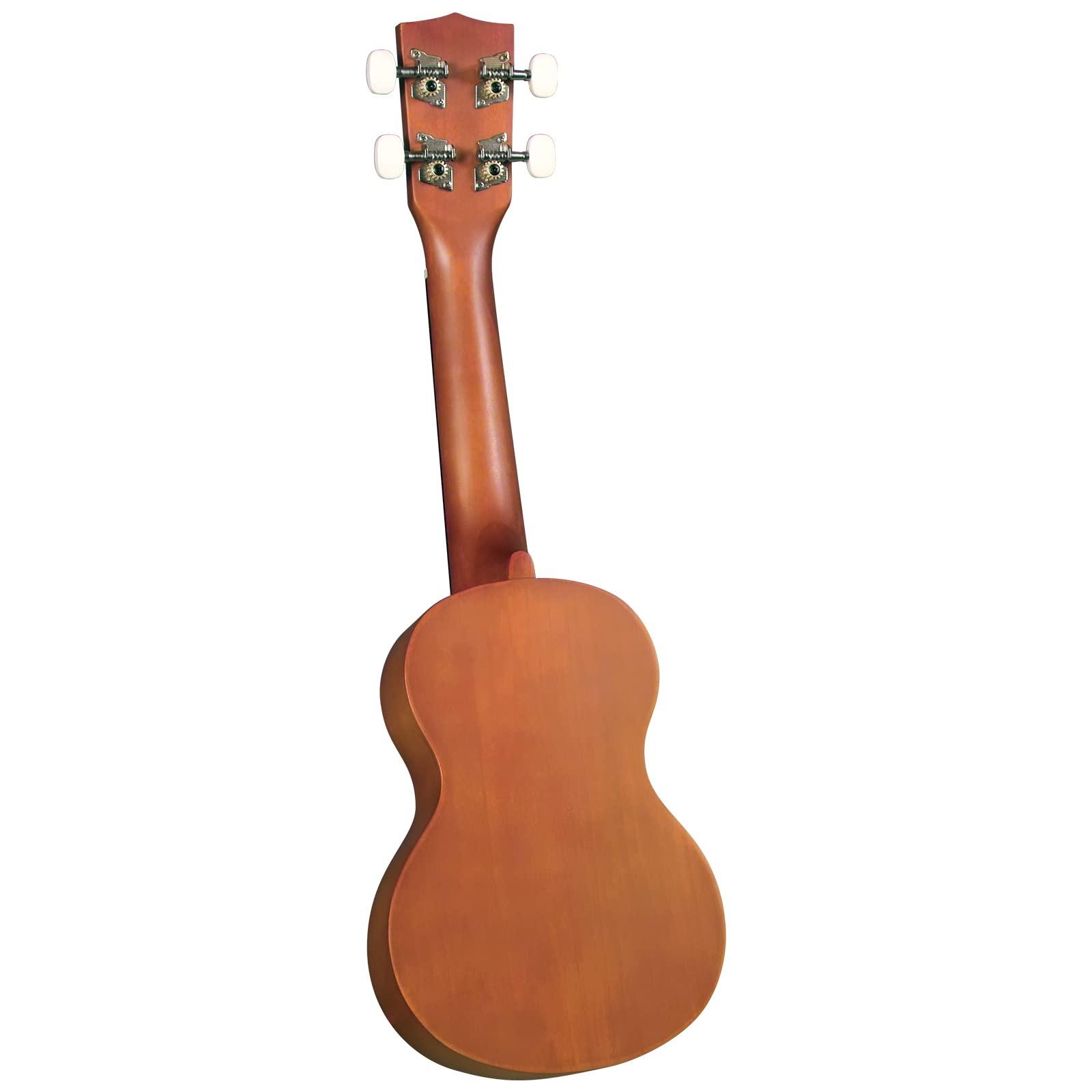 Diamond Head DU-150 Soprano Ukulele - Mahogany Brown - Image 3