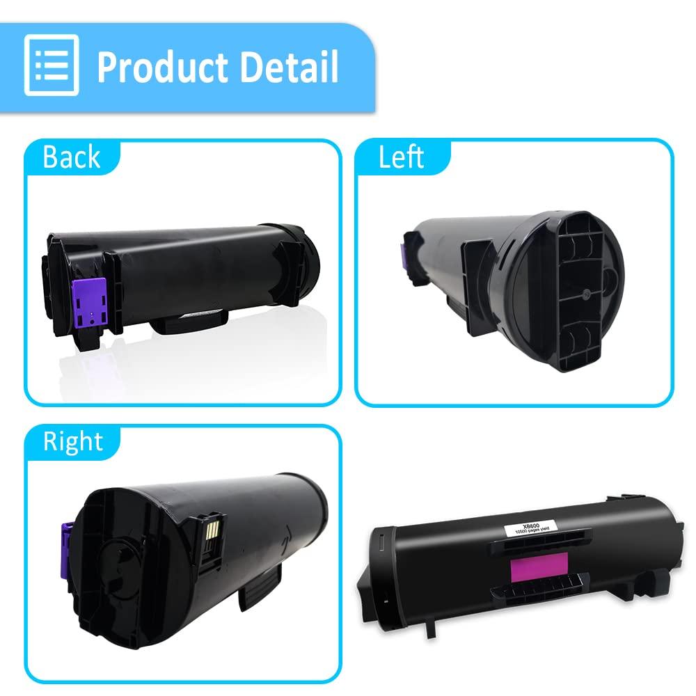 Remanufactured Toner Cartridge B600 B605 B610 B615 Black 106R03940 Standard Capacity 10300 Pages for Xerox Versalink B600 B605 B610 B615 Laser Printers - Image 4