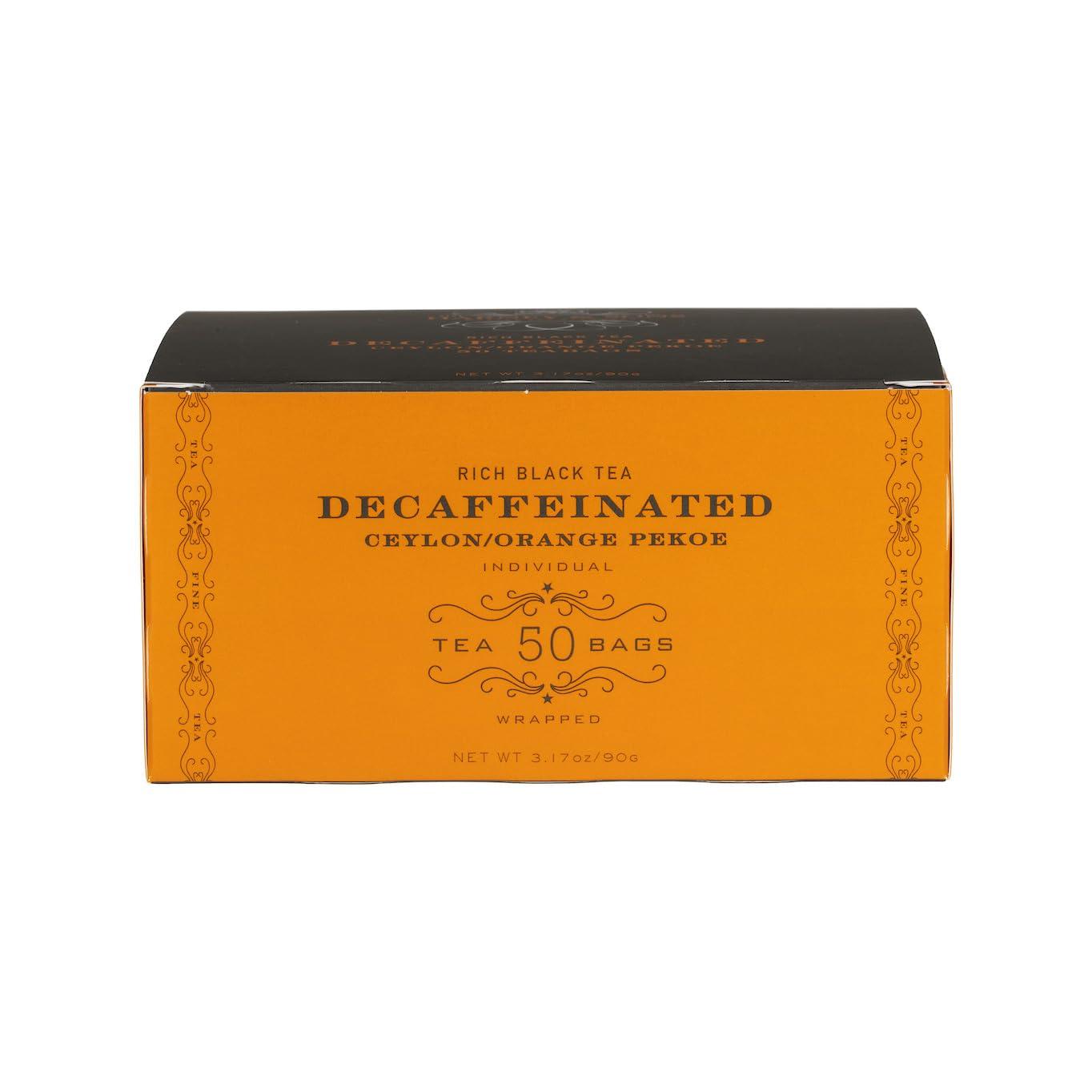 Harney & Sons Black Tea, Tea Bags, Decaffeinated, 50 Count - Image 2