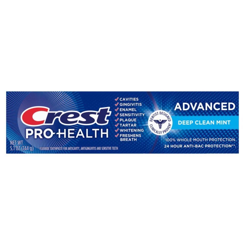 Crest Pro-Health Advanced Deep Clean Mint Toothpaste, 5.1 oz, - Image 8
