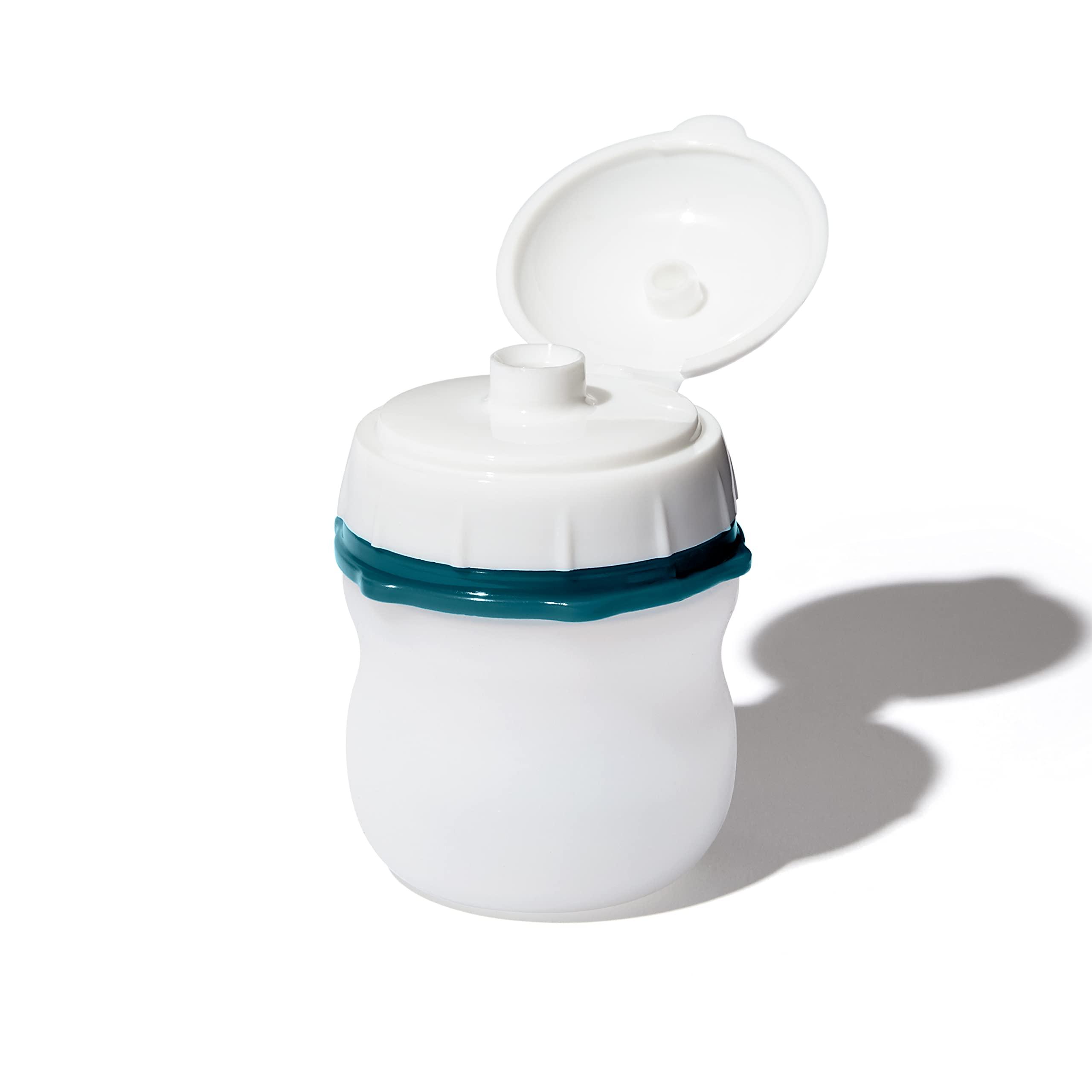 OXO Good Grips Prep & Go Leakproof Silicone Squeeze Bottle, White - Image 7