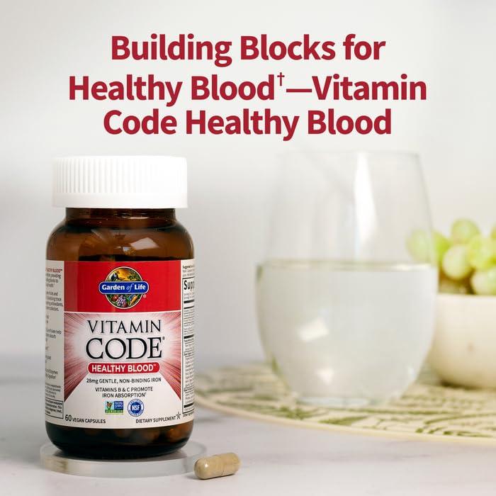 Vitamin Code Healthy Blood 60ct Capsules - Image 6