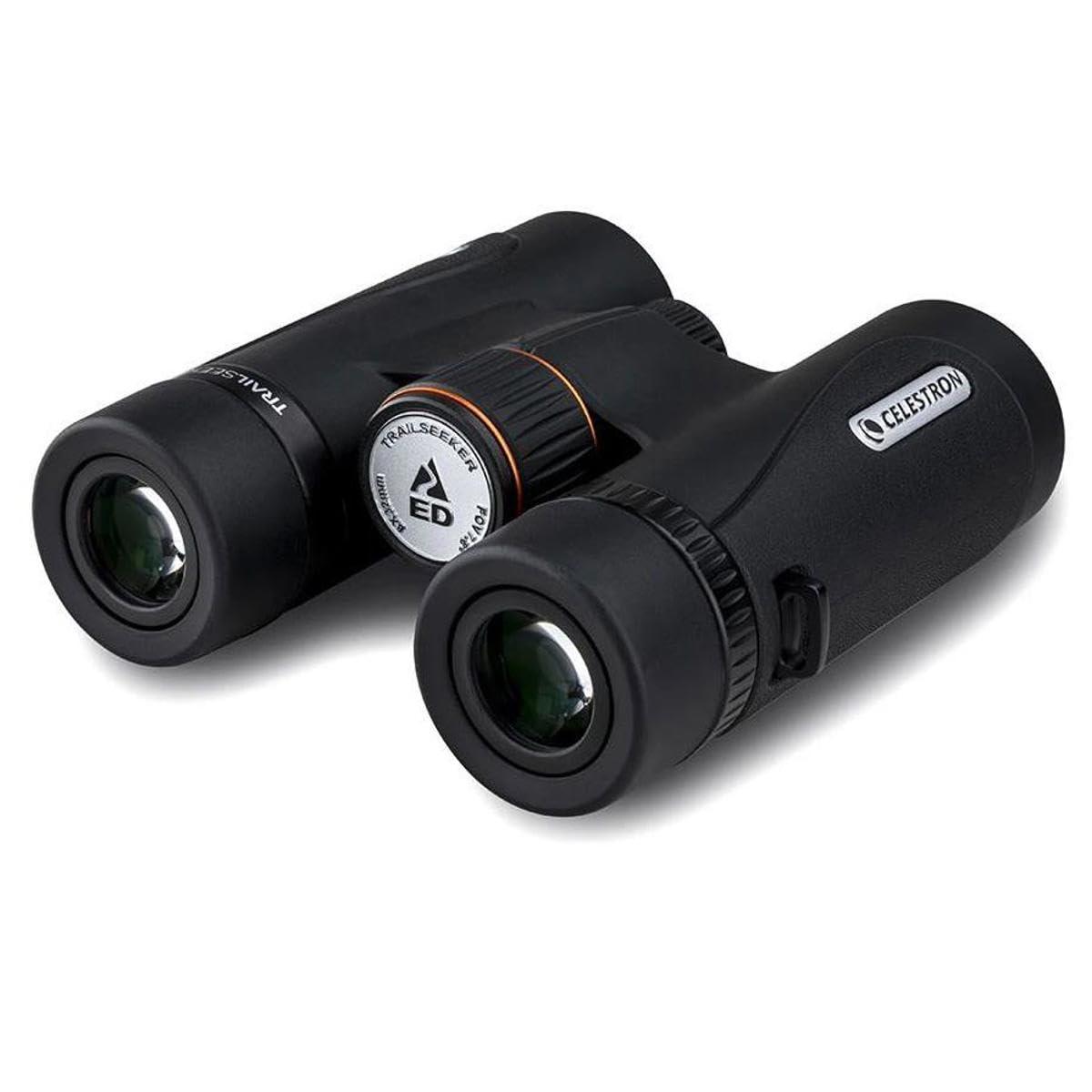 Celestron 71401 TrailSeeker ED 8 x 32 Roof Prism Binocular, Fully Broadband Multi-Coated Lens, BaK-4 Prism Glass, Black - Image 2