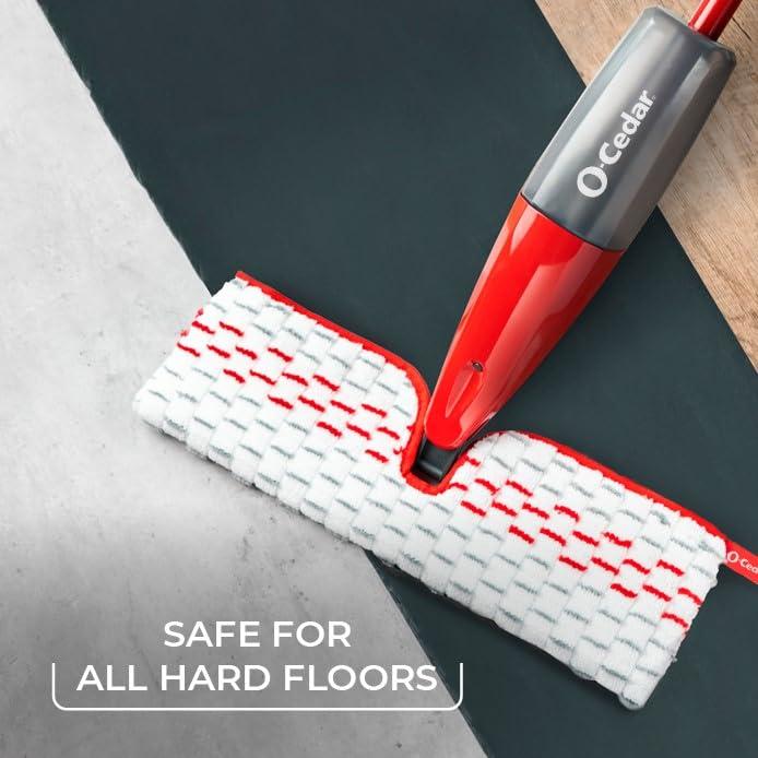O-Cedar ProMist MAX Microfiber Spray Mop Removes 99% of Bacteria with just Water, Features 1 Extra Refill - Image 13