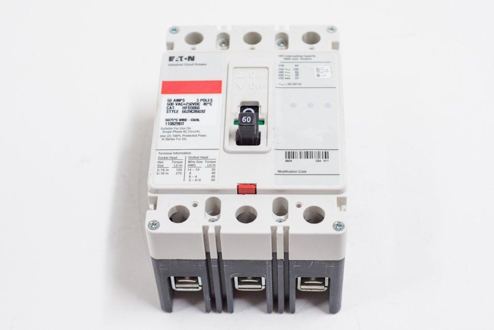 Eaton FD3100 Circuit Breaker,100A,3P,600VAC,FD - Image 3