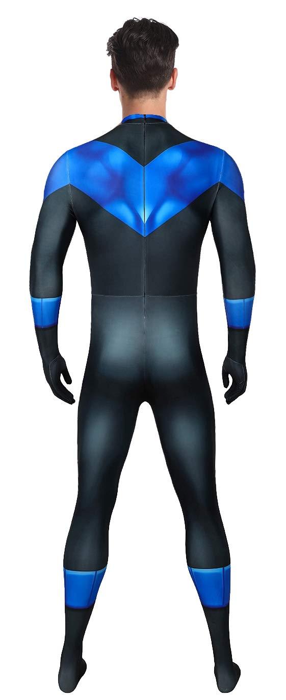 Bailu Halloween Superhero Costume Cosplay Bodysuit Jumpsuit Zentai Onesie Spandex 3D Style For Kids Adult - Image 2
