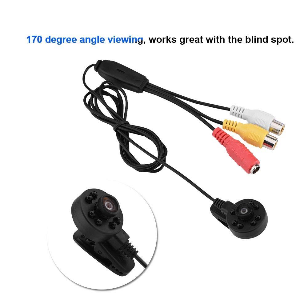 CCTV Camera, HD 60° Wide Angle Bird Box Camera, Wired CCTV Security Sureveillance Camera Support for IR Night Vision&PAL TV System, Analog AV - Image 2
