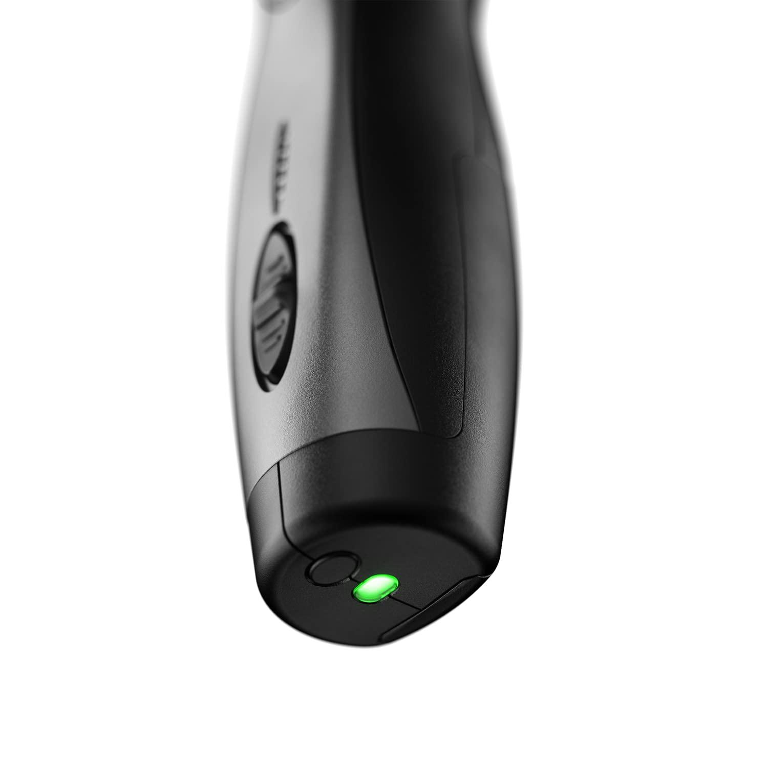 Andis 79160 Supra ZR II Cordless Rechargeable Hair & Beard Trimmer, Detachable Blade Clipper, Lithium-Ion Powerful Battery, Black - Image 4