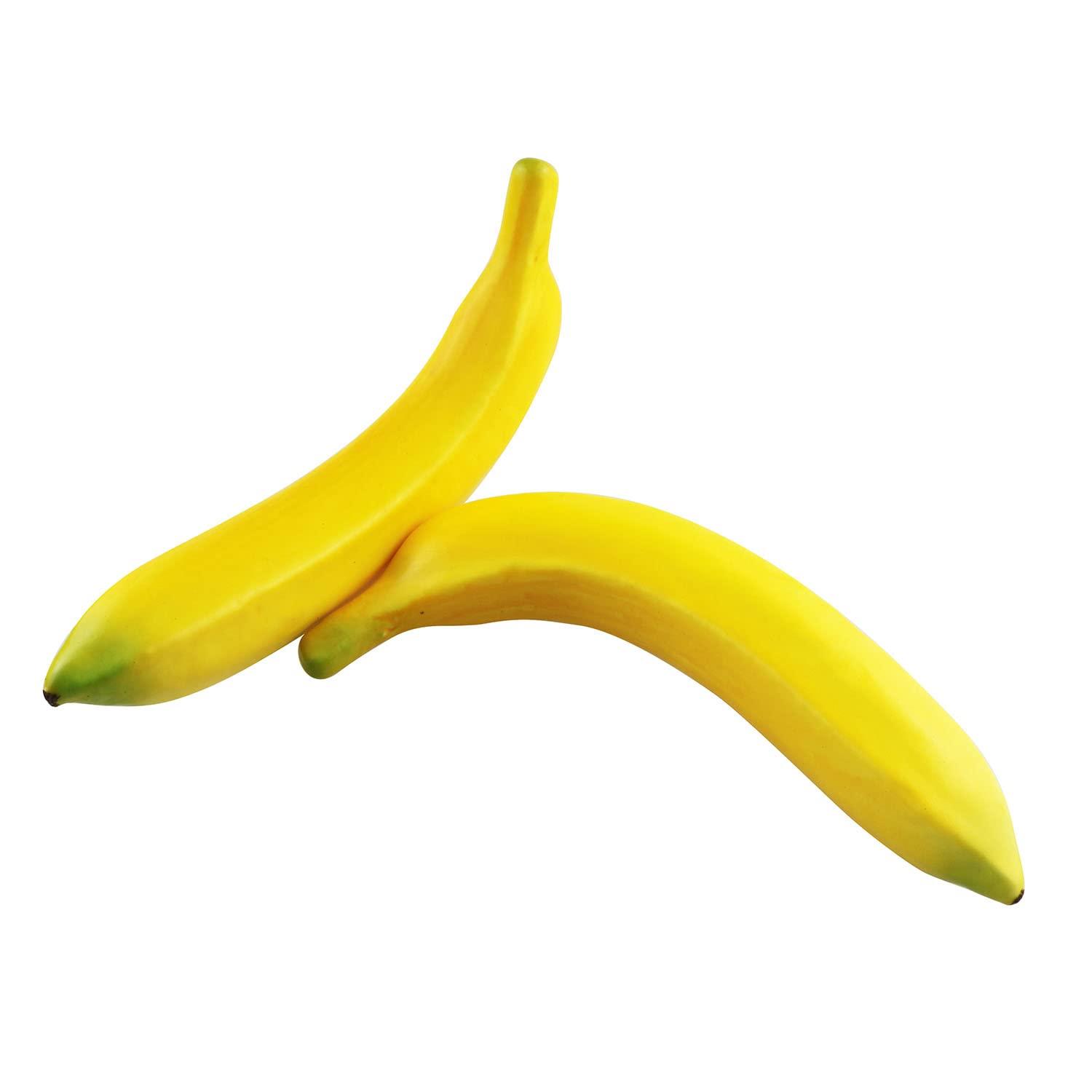 TAODAN 6pcs Fake Banana Artificial Yellow Bananas 7.8" Foam Simulated Simulation Fruit Model Decorative Food Home Party Decor - Image 3