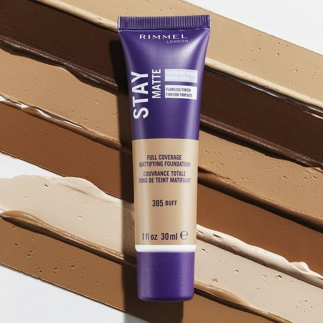 Rimmel London Stay Matte Liquid Mousse - 081 Fair Ivory - Foundation, Lightweight, Shine Control, Oil-Free, 1oz - Image 5