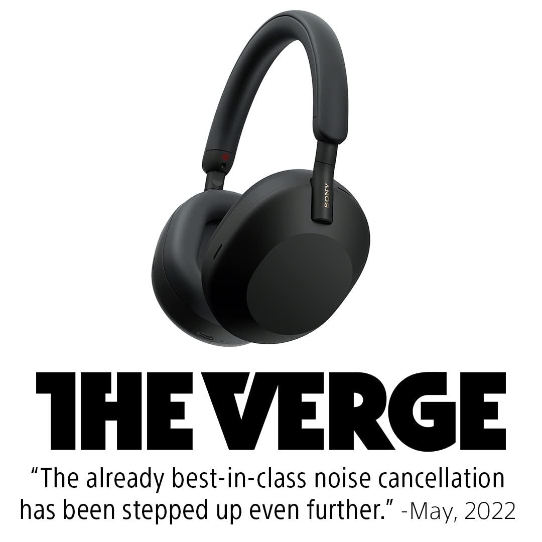 Sony WH-1000XM5 Premium Noise Canceling Headphones, Auto NC Optimizer, 30-Hour Battery, Alexa Voice Control, Black - Image 9