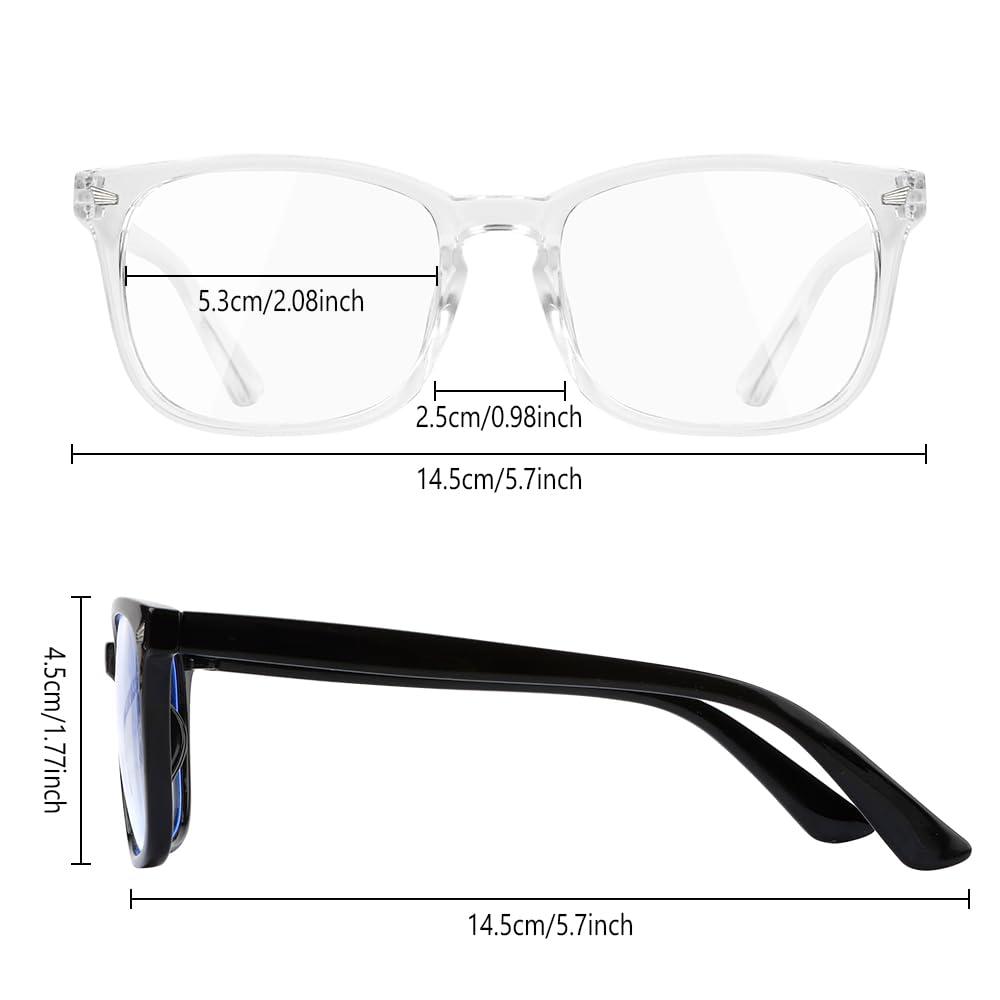 Yekepal Blue Light Blocking Glasses, 2 Pack Blue Light Glasses Men, Blue Light Glasses Women Eyeglasses Bluelight Eyestrain - Image 2