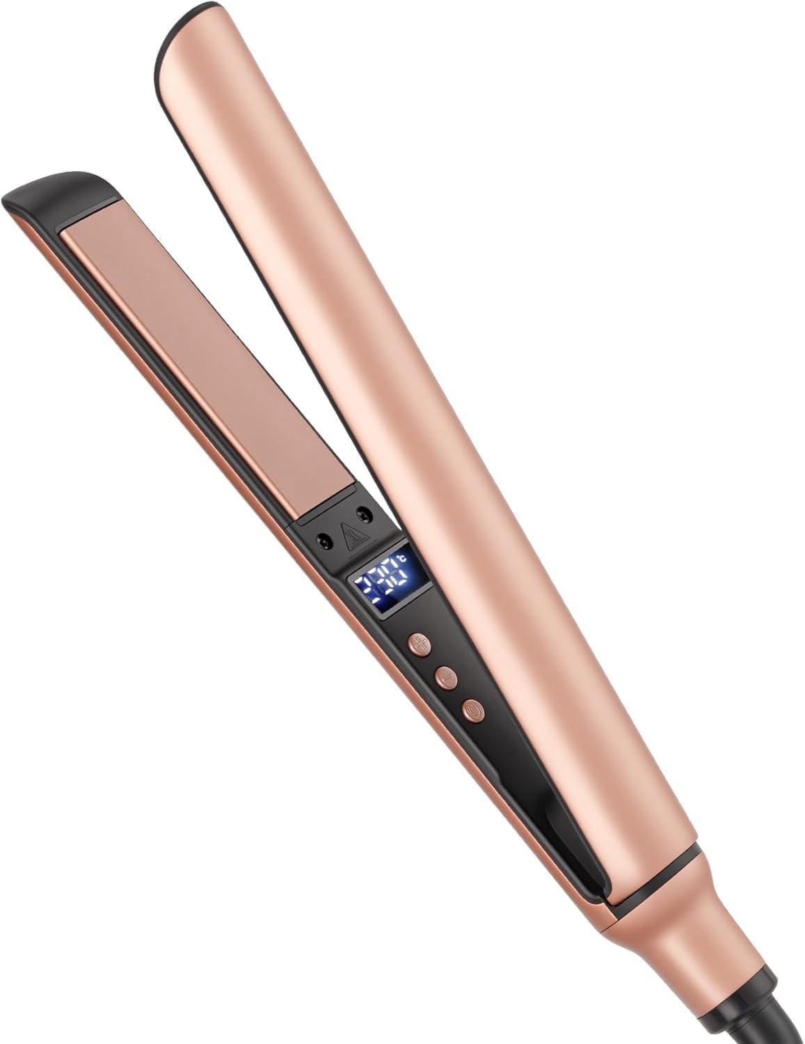 Mini Flat Iron, Ceramic Mini Hair Straightener for Short Hair, Curls Bangs, Small Flat Irons Dual Voltage for Travel - Image 7