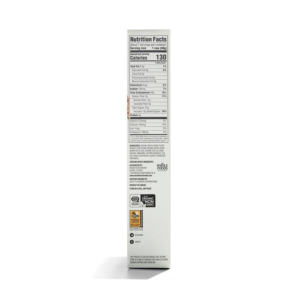 365 by Whole Foods Market, Organic Crunchy Cinnamon Squares Cereal, 10 Ounce - Image 2