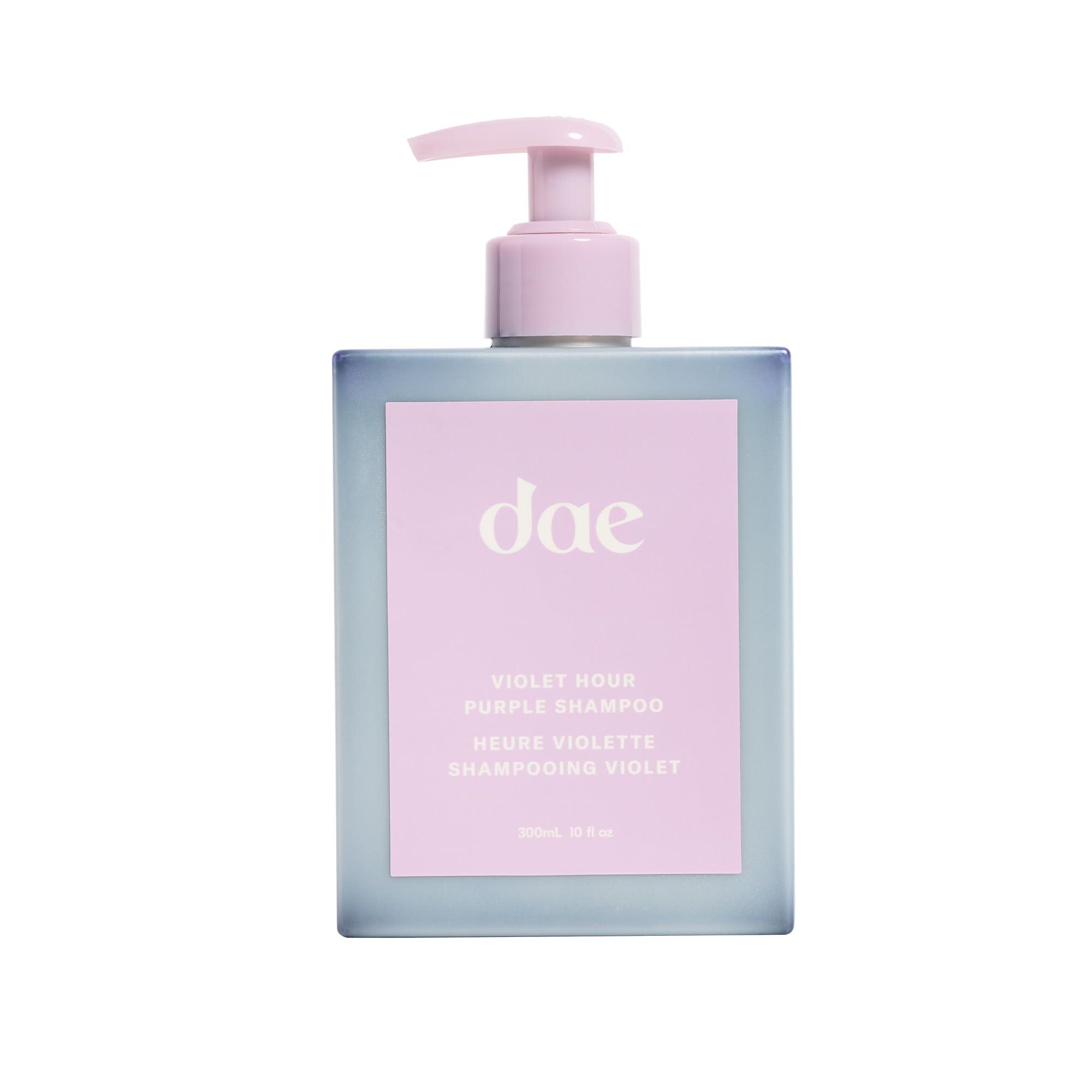DAE Hair Violet Hour Purple Shampoo - Fights Brasiness, Enhances Color, & Repairs Damage (10 oz)