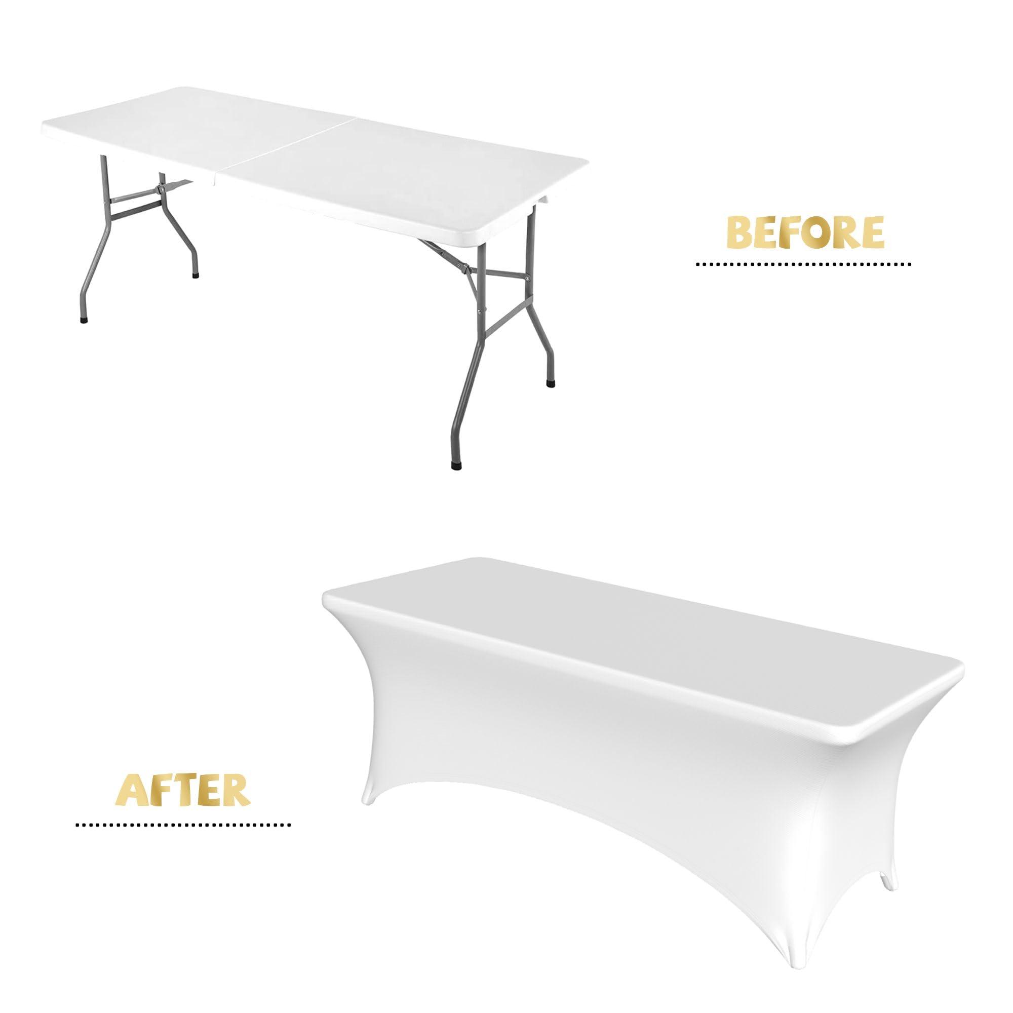 Custom Table Cloth with Business Logo 6 FT Custom Tablecloth with Text Image Customized for Business Tradeshow Events Birthday Party Wedding Decor Personalized Table Cloth - Image 4