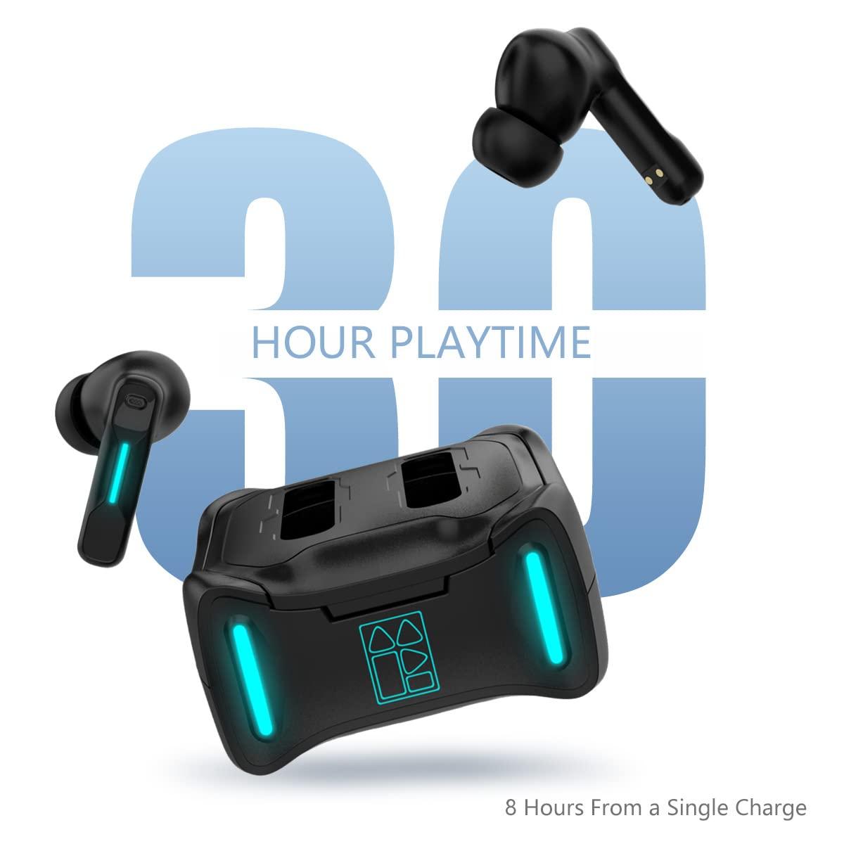 FEDIKER SW4 Wireless Hidden Earbuds for PC/Computer/Laptop/Mobile - Dongle & Bluetooth - 40ms Low Latency - 4 Mics – Gaming - Work Headset/Headphones for Office - Image 5
