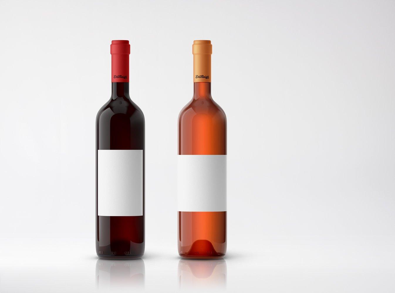 20 Premium Printable Wine Labels, 4x5 inches, Weatherproof and Waterproof White Vinyl, fits Classic Bordeaux, Burgundy, and Champagne Bottles - Image 2