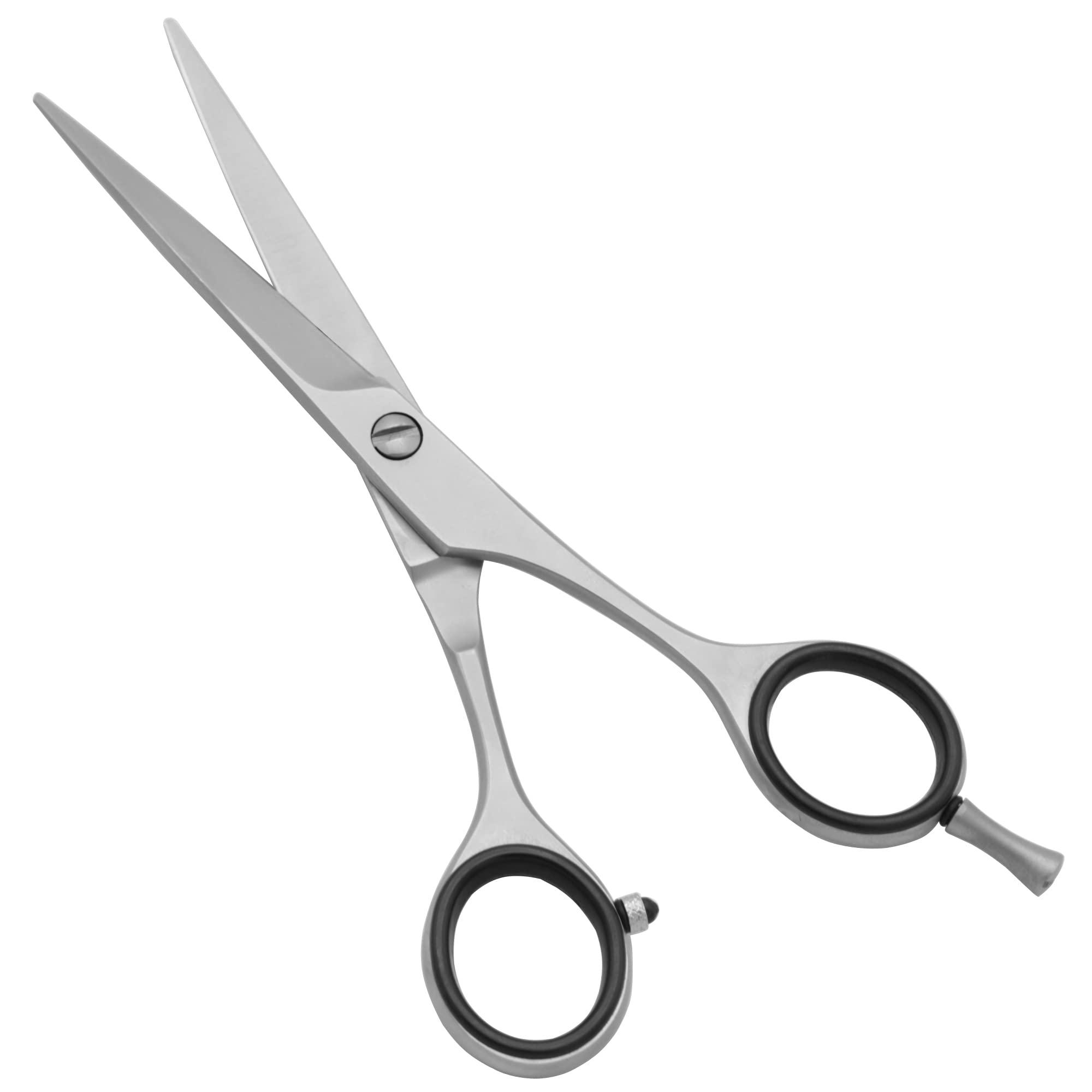 Barber Hair Cutting Scissors J2 Japanese Steel Shears Tempered Stainless Razor Sharp Mustache Haircut Hairdresser (6.5 Inch) - Image 2