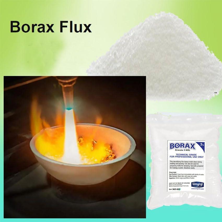 3 lb Borax Flux Glaze Crucibles Melting Gold Silver Melting Soldering, Casting Jewelry Porfessional USE - Image 3
