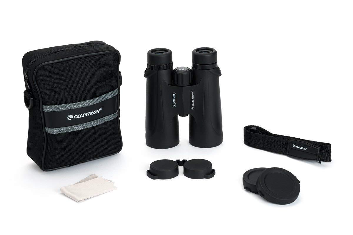 Celestron – Outland X 10x50 Binoculars – Waterproof & Fogproof – Binoculars for Adults – Multi-Coated Optics and BaK-4 Prisms – Protective Rubber Armoring, Black - Image 6
