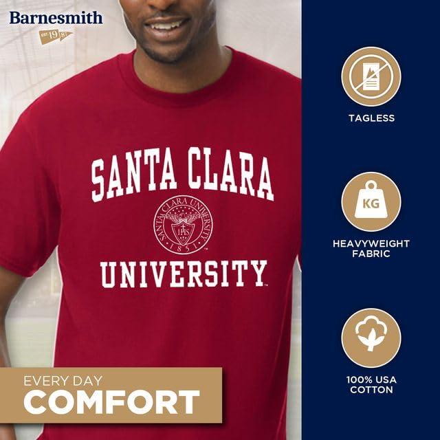 Barnesmith Short Sleeve T-Shirt, Unisex, Heritage Logo, NCAA Colleges - Image 3