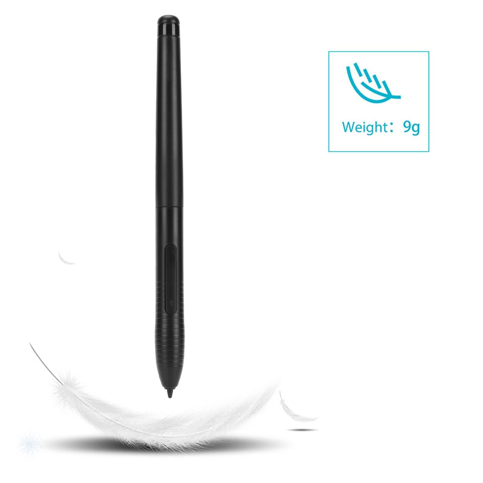 PW201 Stylus Pen for Huion HST640 H610PRO V2 HC16 HS64 HS610 GC610 H1161 H320M Drawing Tablet, Ergonomic Pen Replacement for Drawing Board - Image 7