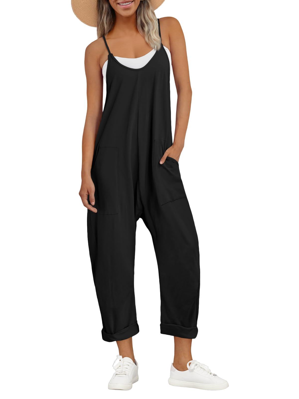 AUTOMET Jumpsuits for Women Casual Summer Outfits Rompers Comfy Beach Vacation Trendy Overalls Jumpers Fashion Clothes 2025