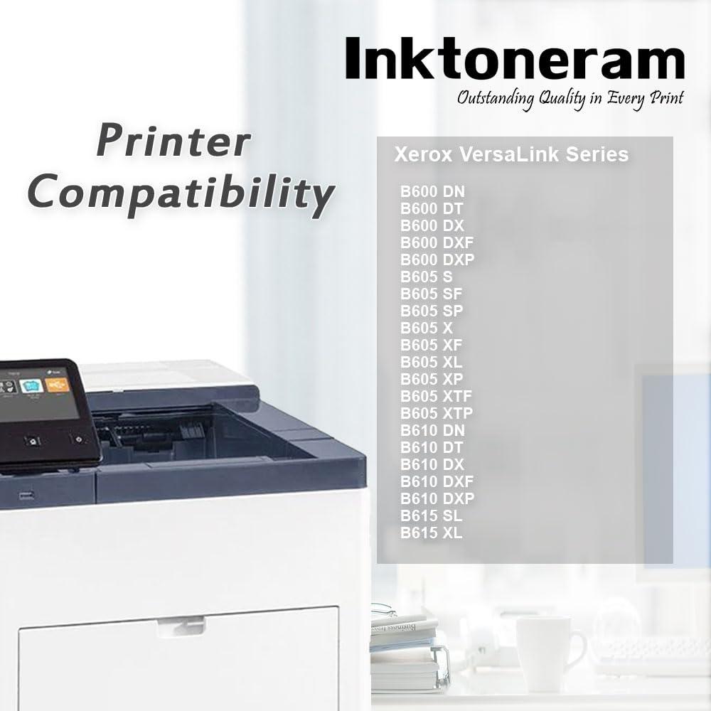 Inktoneram B600 B605 B610 B615 Compatible Toner Cartridge Replacement for Xerox VersaLink B600 B605 B610 B615 [10300 Pages] B600 B605 B610 B615 106R03940 (Black) - Image 6