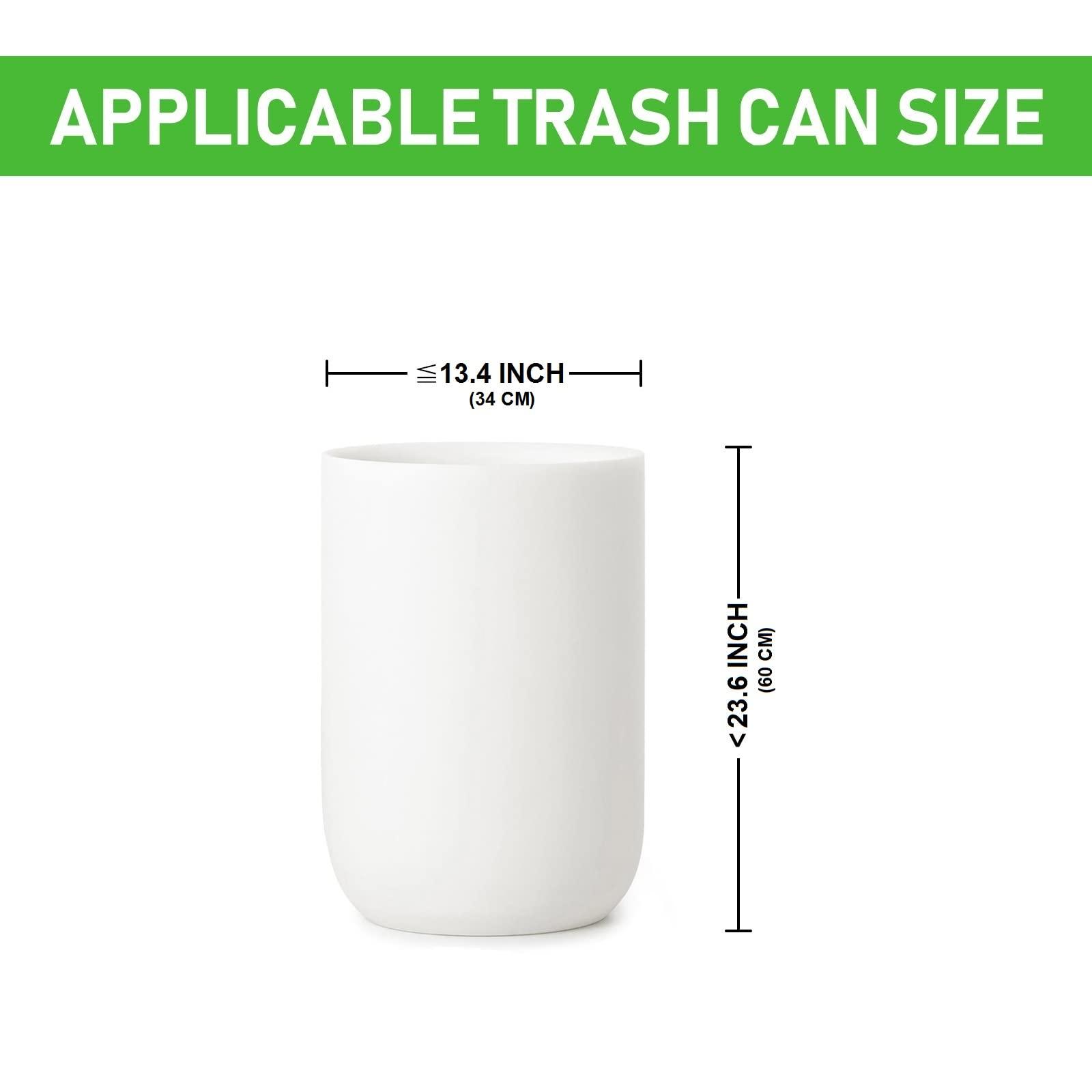 JENCENBIO Compost Bags, 8 Gallons, 30Liter, Extra Thick 0.87 Mils, Biodegradable Food scrap waste bags with US BPI ASTM D6400 and Europe OK Compost Home Certified - Image 2