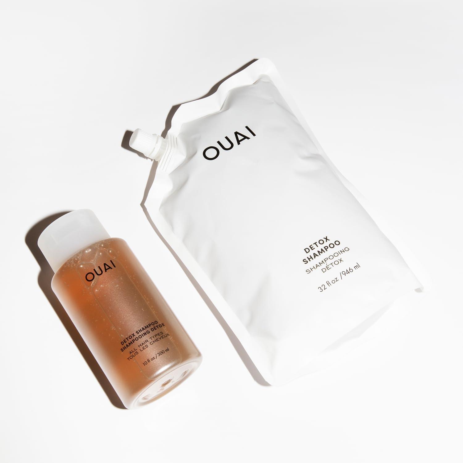 OUAI Detox Shampoo - Clarifying Shampoo for Build Up, Dirt, Oil, Product and Hard Water - Apple Cider Vinegar & Keratin for Clean, Refreshed Hair - Sulfate-Free Hair Care (10 oz) - Image 6