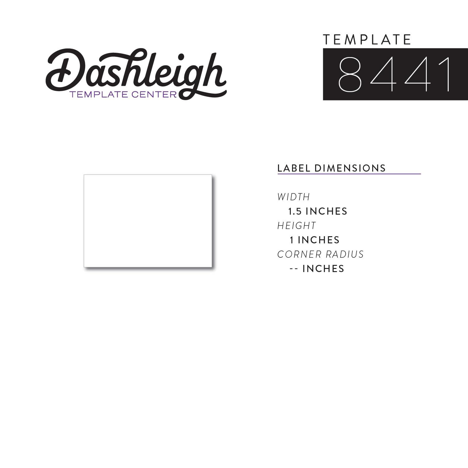 500 Waterproof Labels for Small Spice Jars, 1.5 x 1 in., Waterproof White Vinyl for Inkjet Printers - Image 2