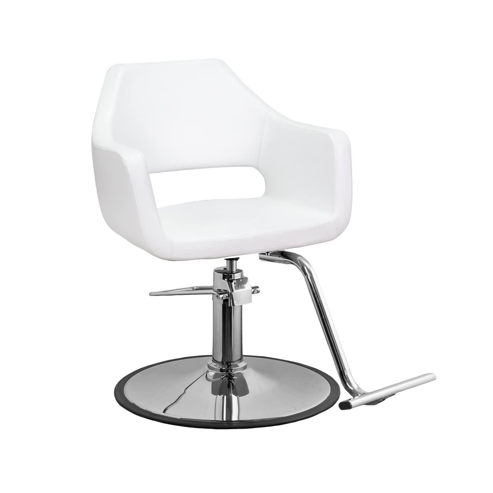 Salon Styling Chair Richardson WHT for Beauty Salon Furniture