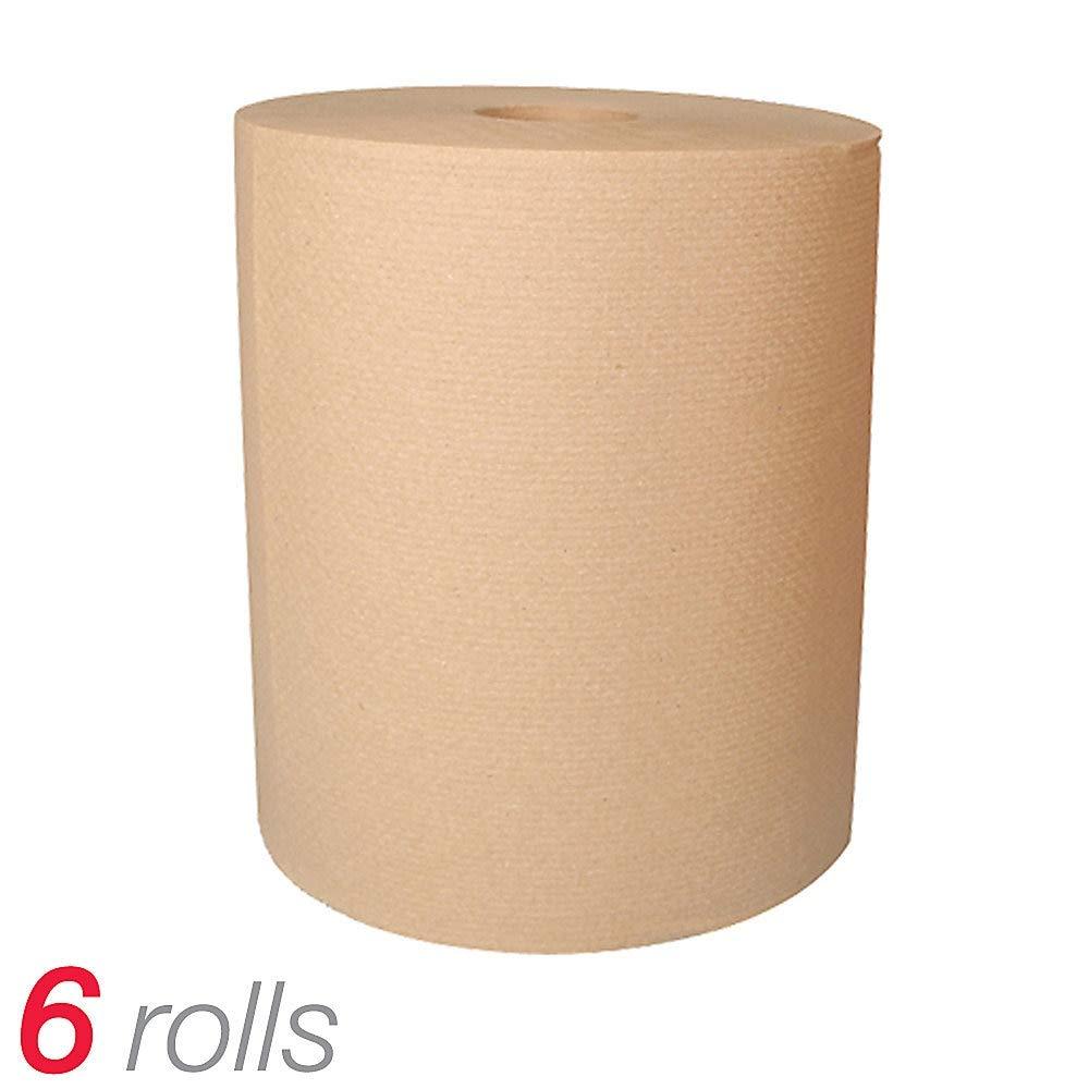 Highmark® Hardwound Paper Towels, 8" x 800', 100% Recycled, Natural, Case Of 6 Rolls - Image 6