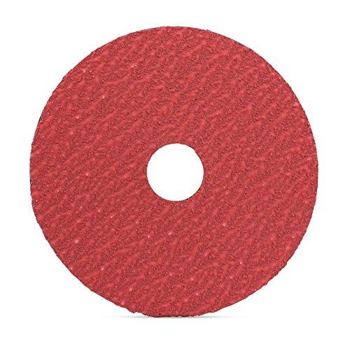 BHA Ceramic Resin Fiber Sanding and Grinding Discs, 4.5” x 7/8”, 36 Grit - 25 Pack - Image 3
