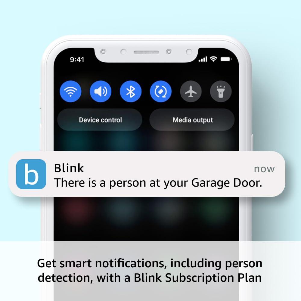 Blink Mini 2 (newest model) — Home Security & Pet Camera with HD video, color night view, motion detection, two-way audio, and built-in spotlight — 1 camera (White) - Image 4