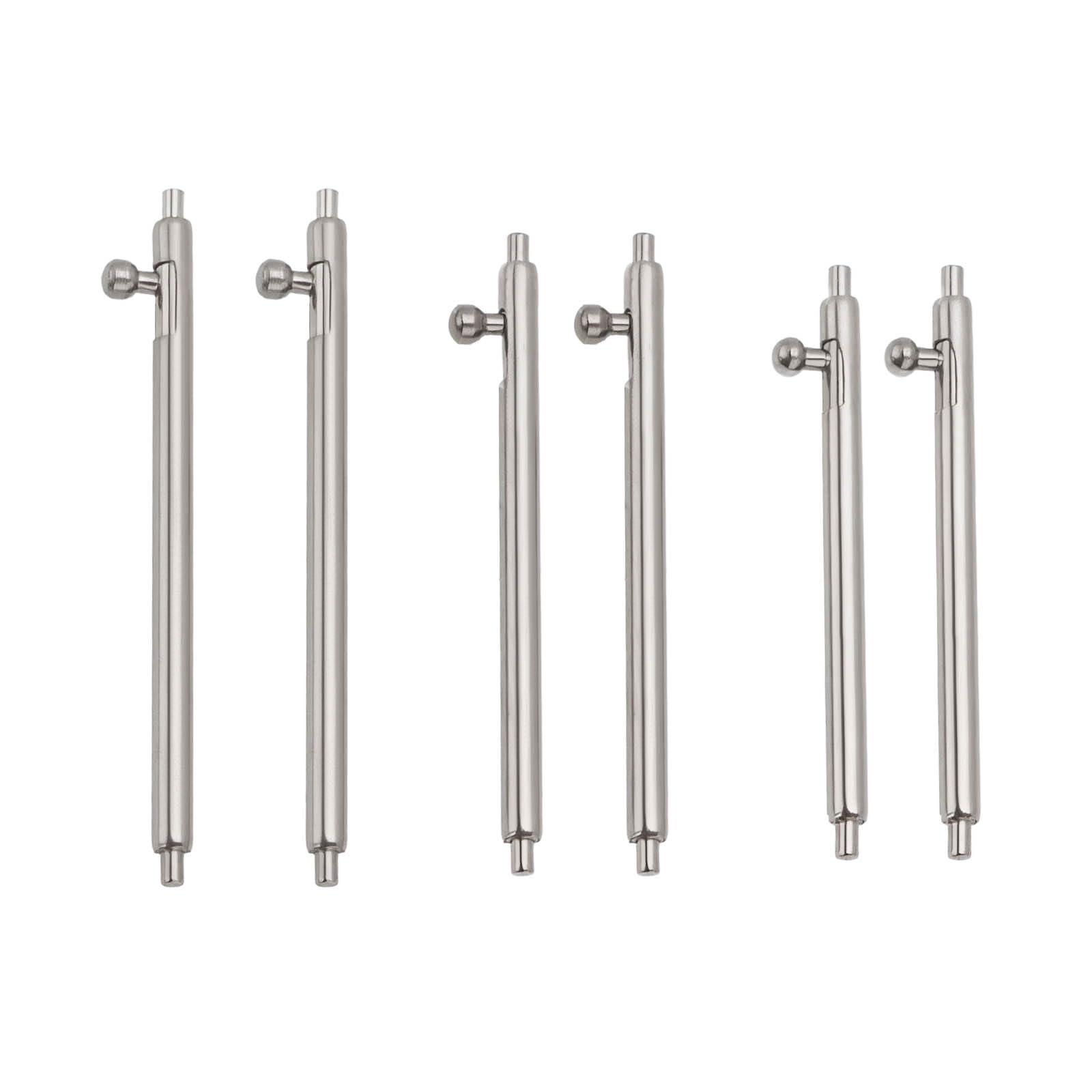 Create idea 60Pcs 1.5mm Quick Release Spring Bars Pins 304 Stainless Steel Compatible with Little Genius Compatible with Samsung(20mm 22mm 24mm)