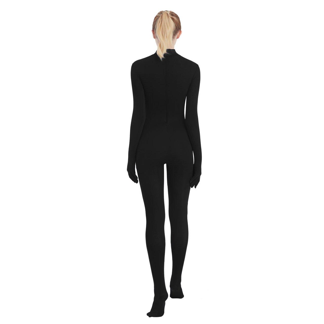 SUPRNOWA Full Body Unitard Turtleneck Spandex Footed/Footless Long Sleeve Unisex - Image 2