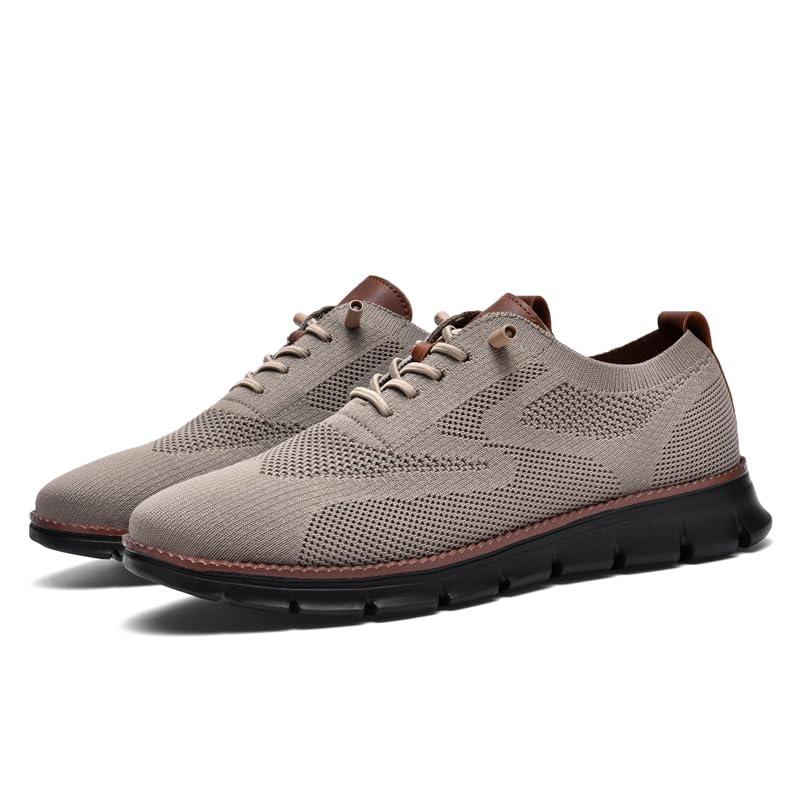 Breeze Shoes for Men Oxfords Lace-Up Lightweight Casual Walking Shoes Comfortable Dress Shoes for Men - Image 4